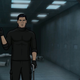 Archer with his “tacti-cane.”